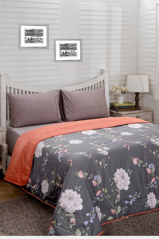 Aiden Grey Printed Cotton