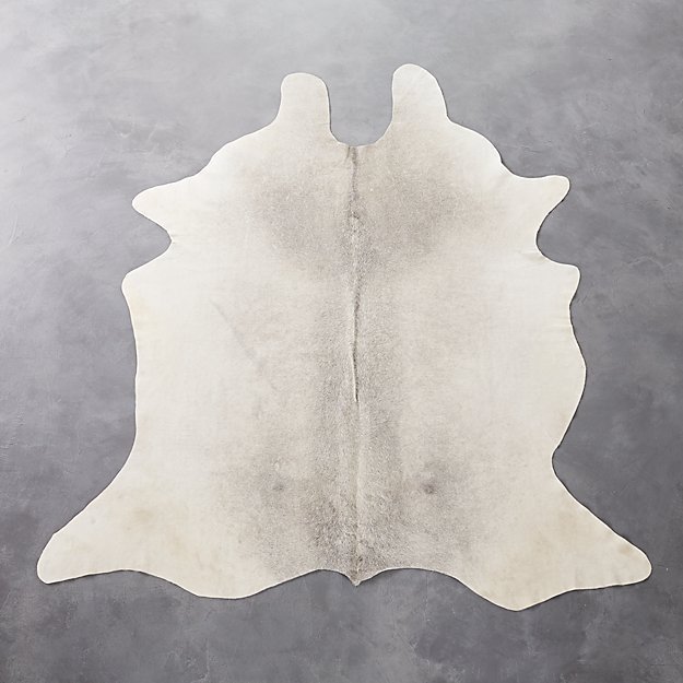 GREY COWHIDE RUG 5'X8'